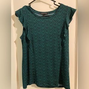 Banana Republic flutter sleeve blouse.